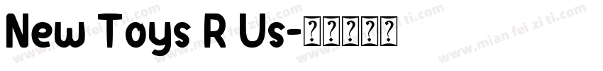 New Toys R Us字体转换